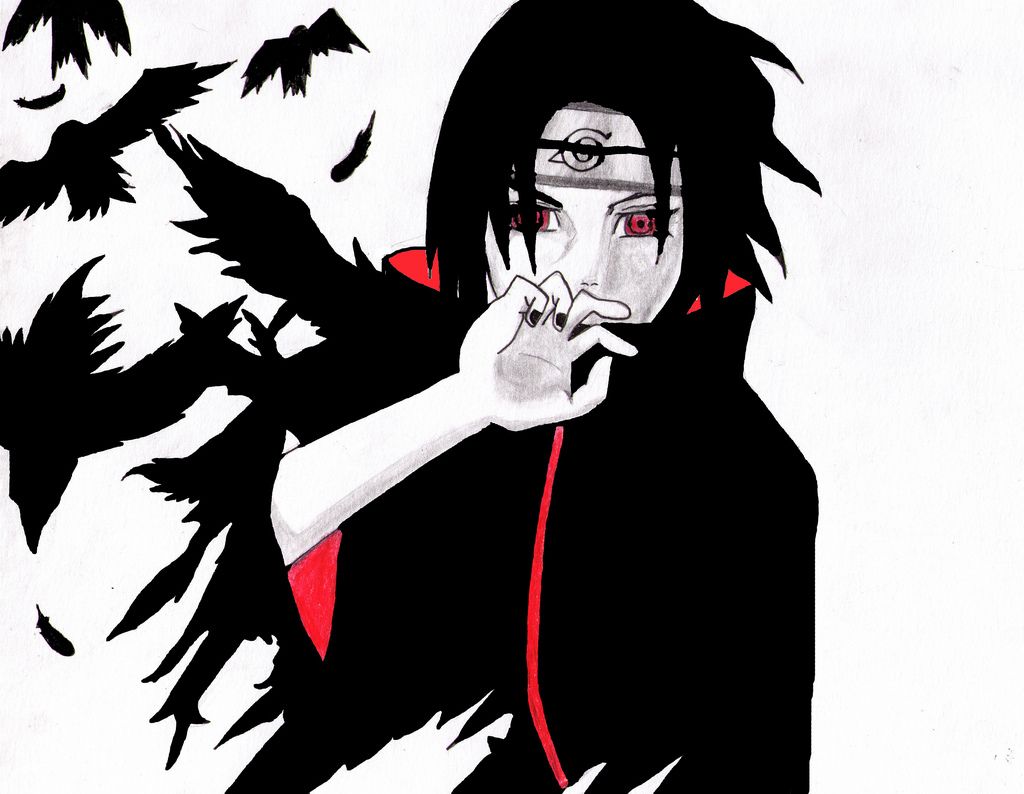 Itachi Crow Sharingan Wallpapers