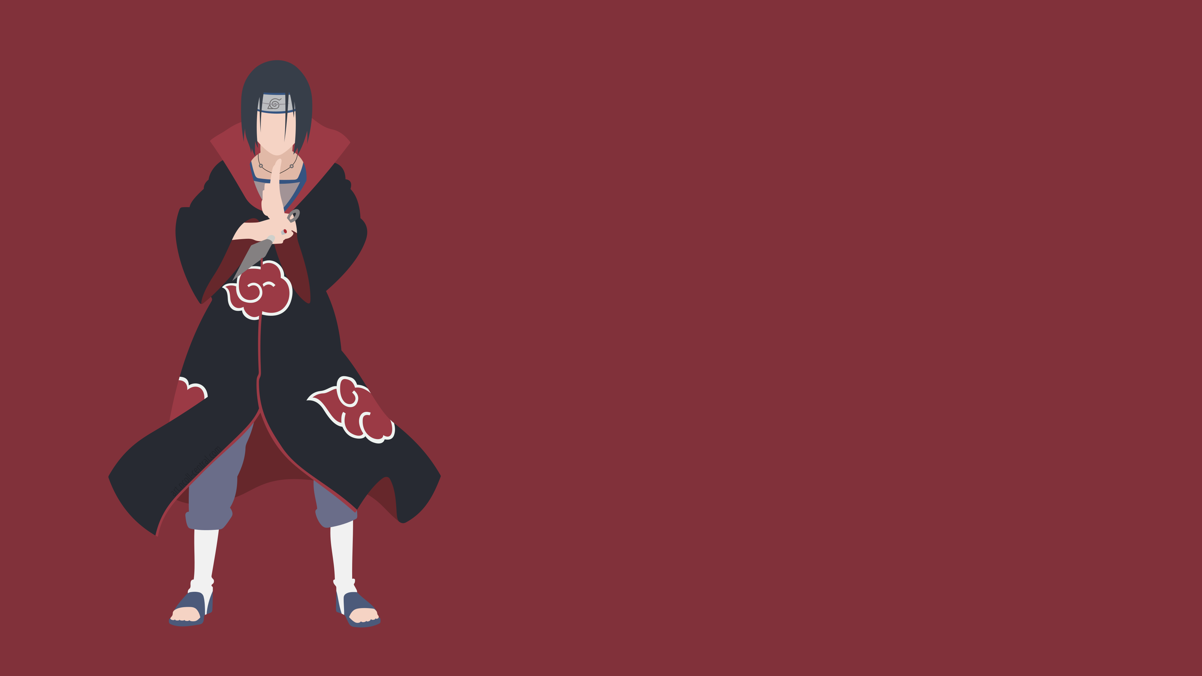 Itachi Minimalist Wallpapers