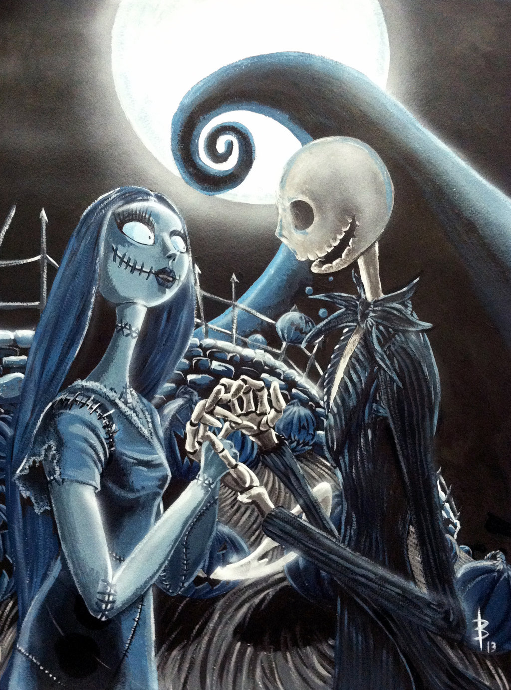 Jack Skellington And Sally Wallpapers