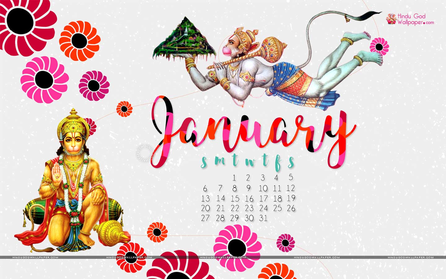 January 2019 Calendar Wallpapers