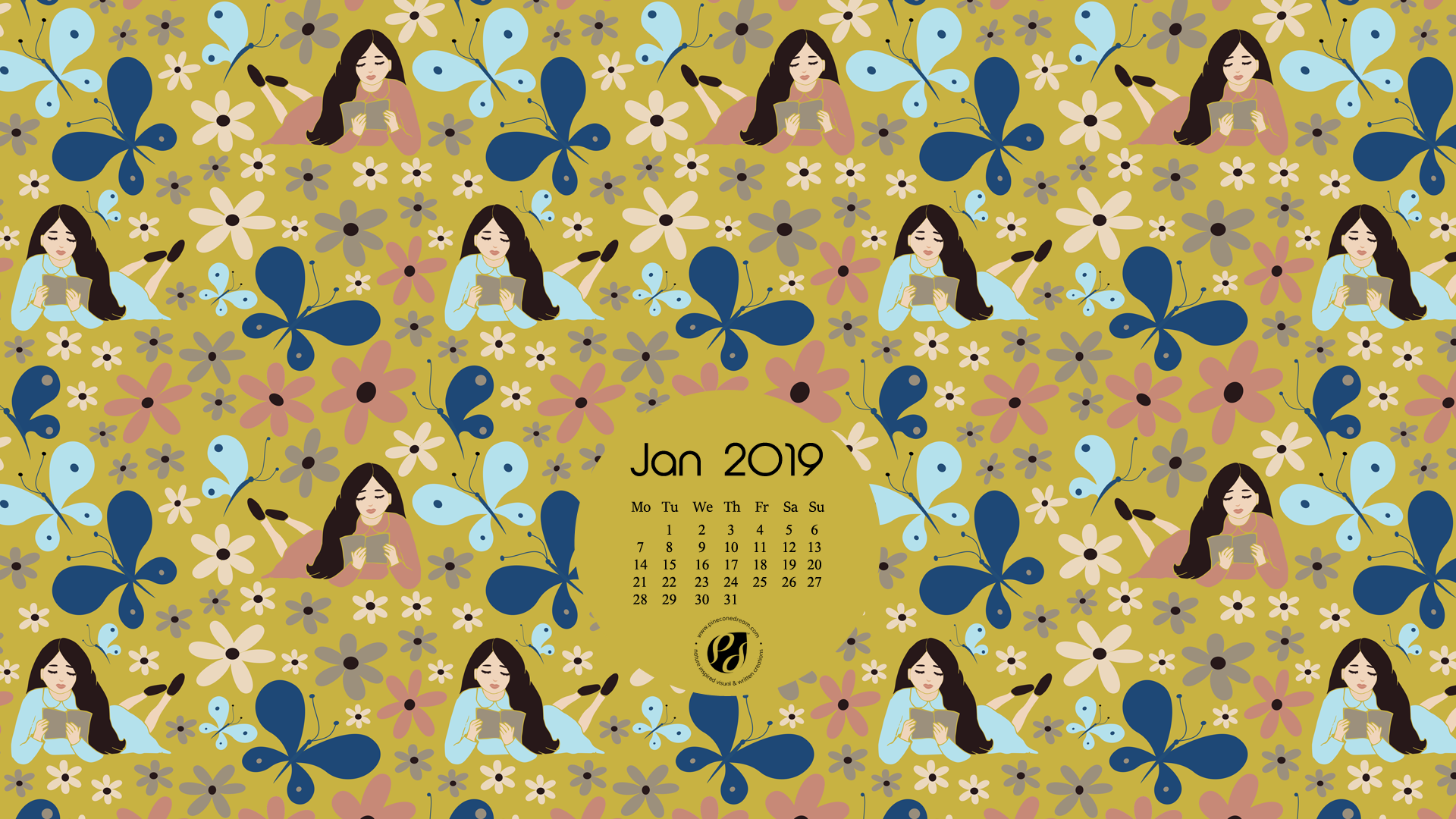 January 2019 Calendar Wallpapers