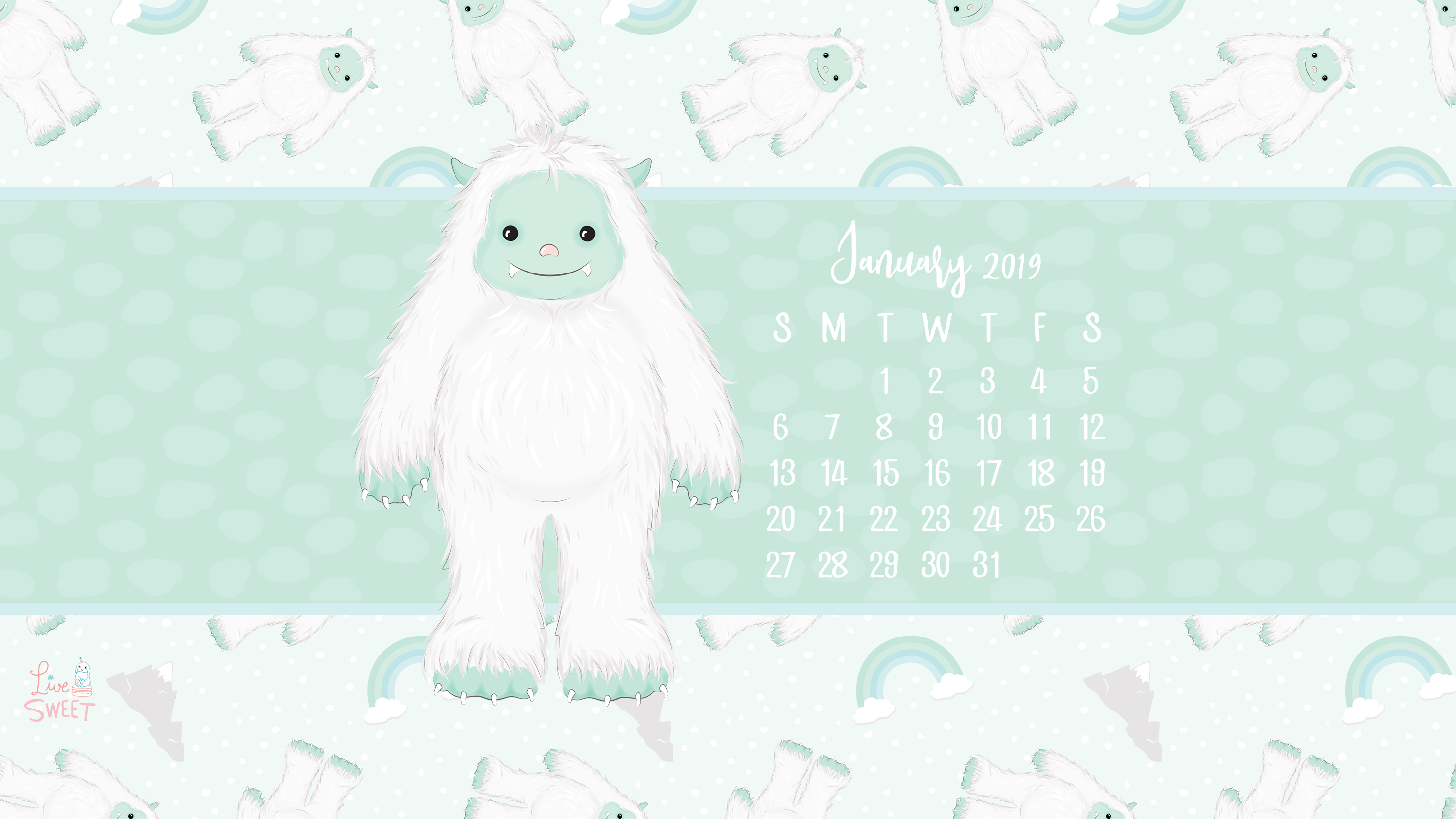 January 2019 Calendar Wallpapers