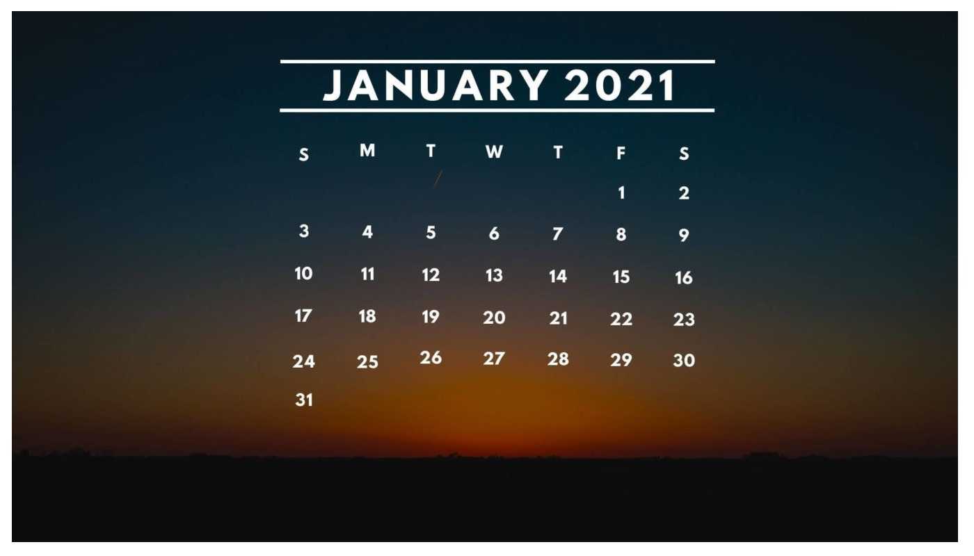 January 2021 Wallpapers