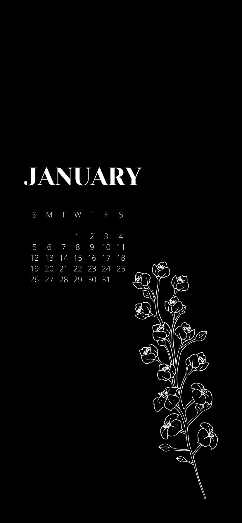January Iphone Wallpapers