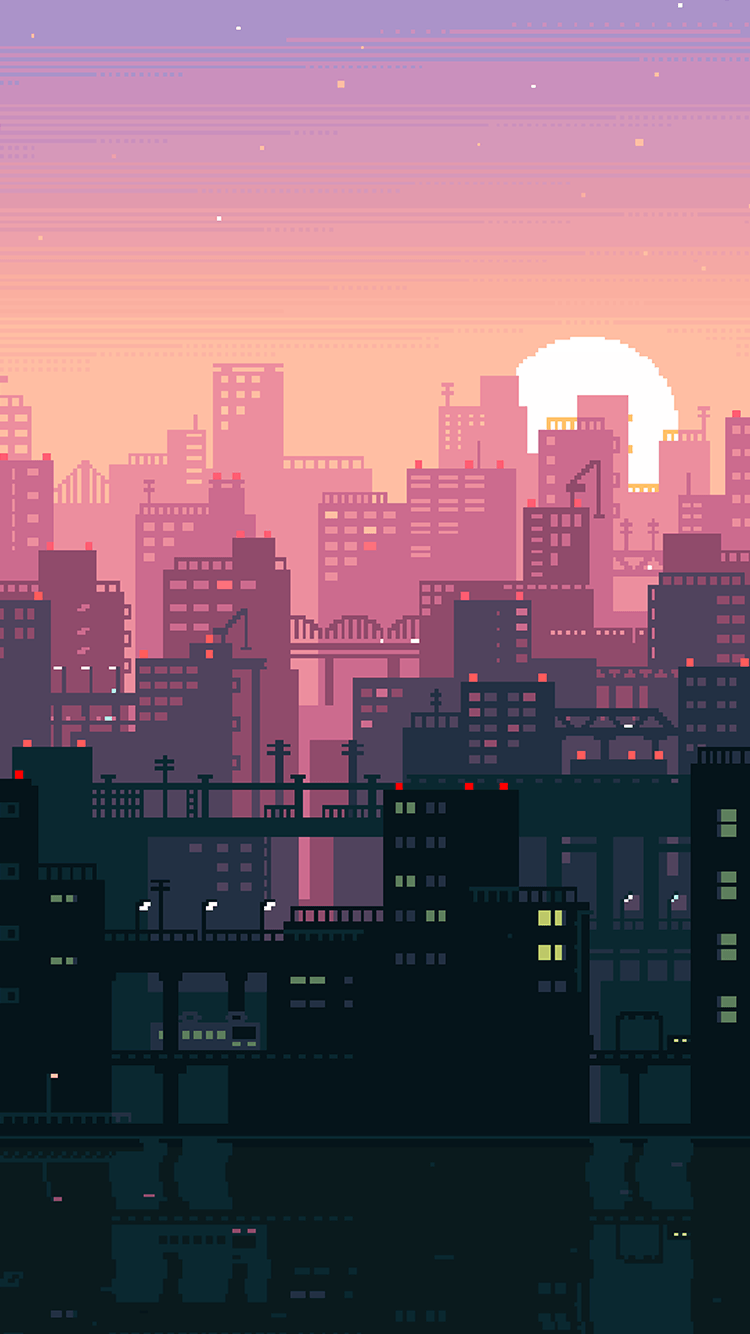 Japan Pixel Art Wallpapers