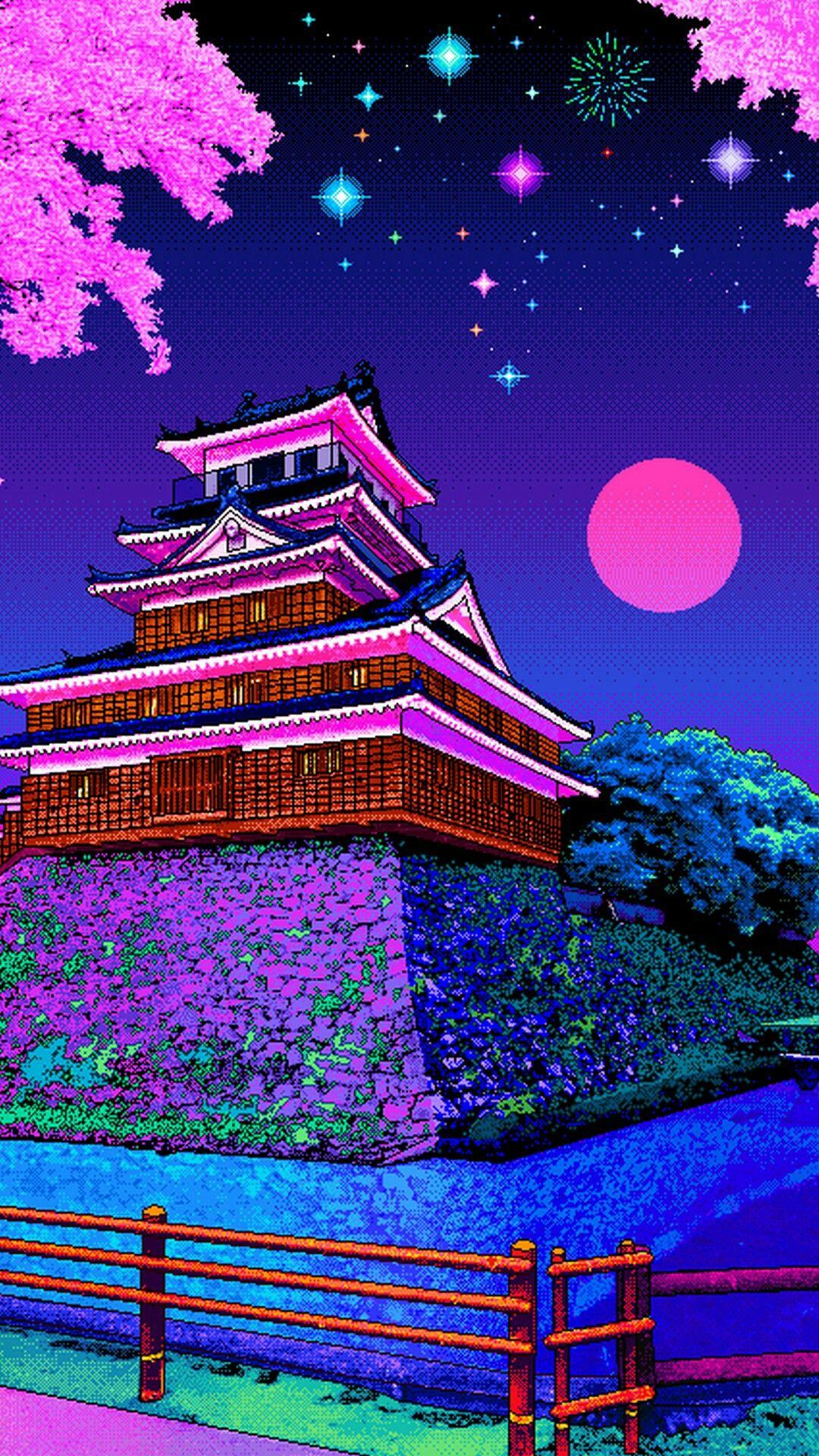 Japan Pixel Art Wallpapers