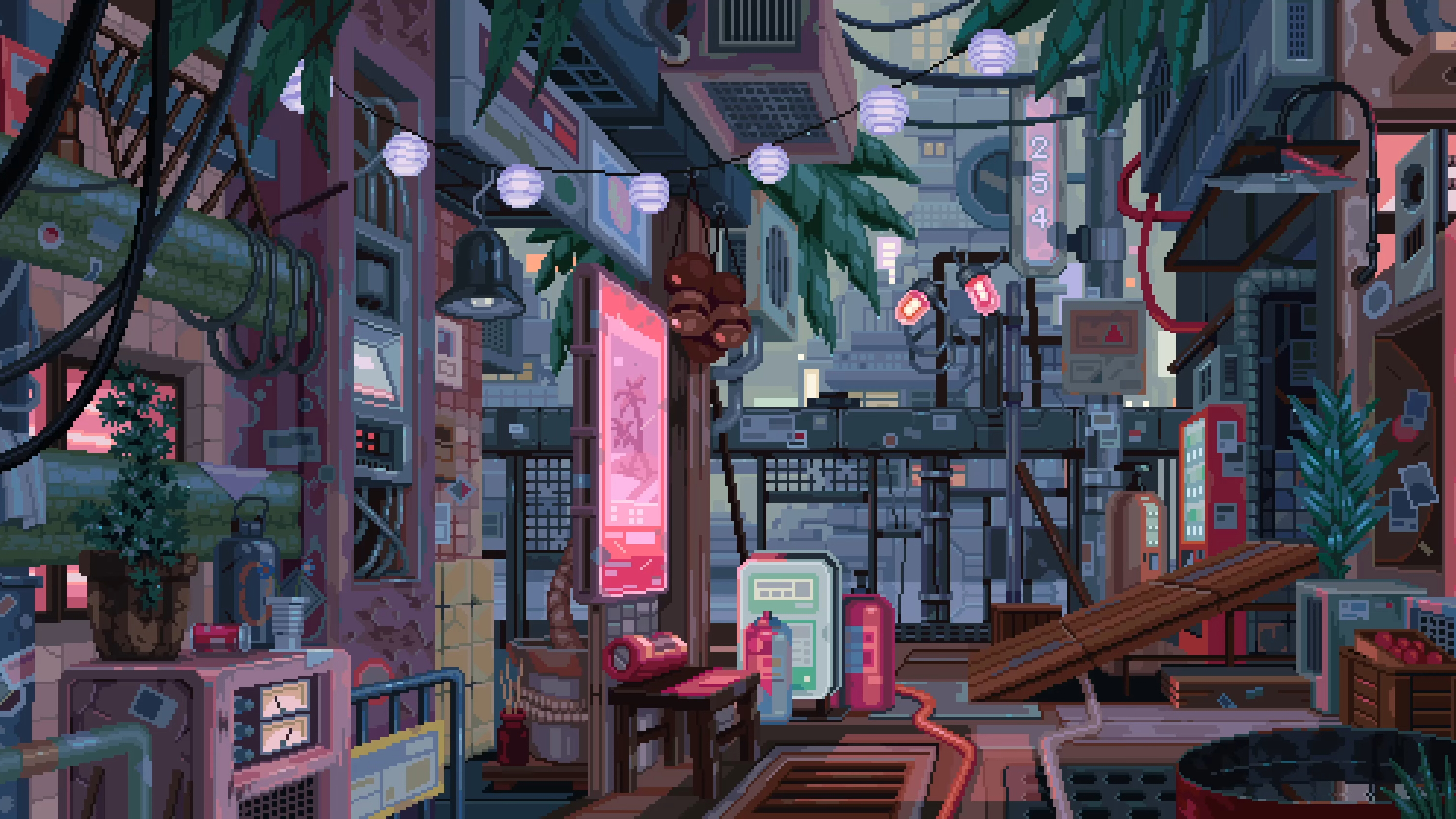 Japan Pixel Art Wallpapers