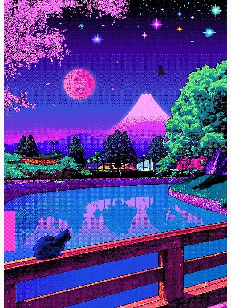 Japan Pixel Art Wallpapers