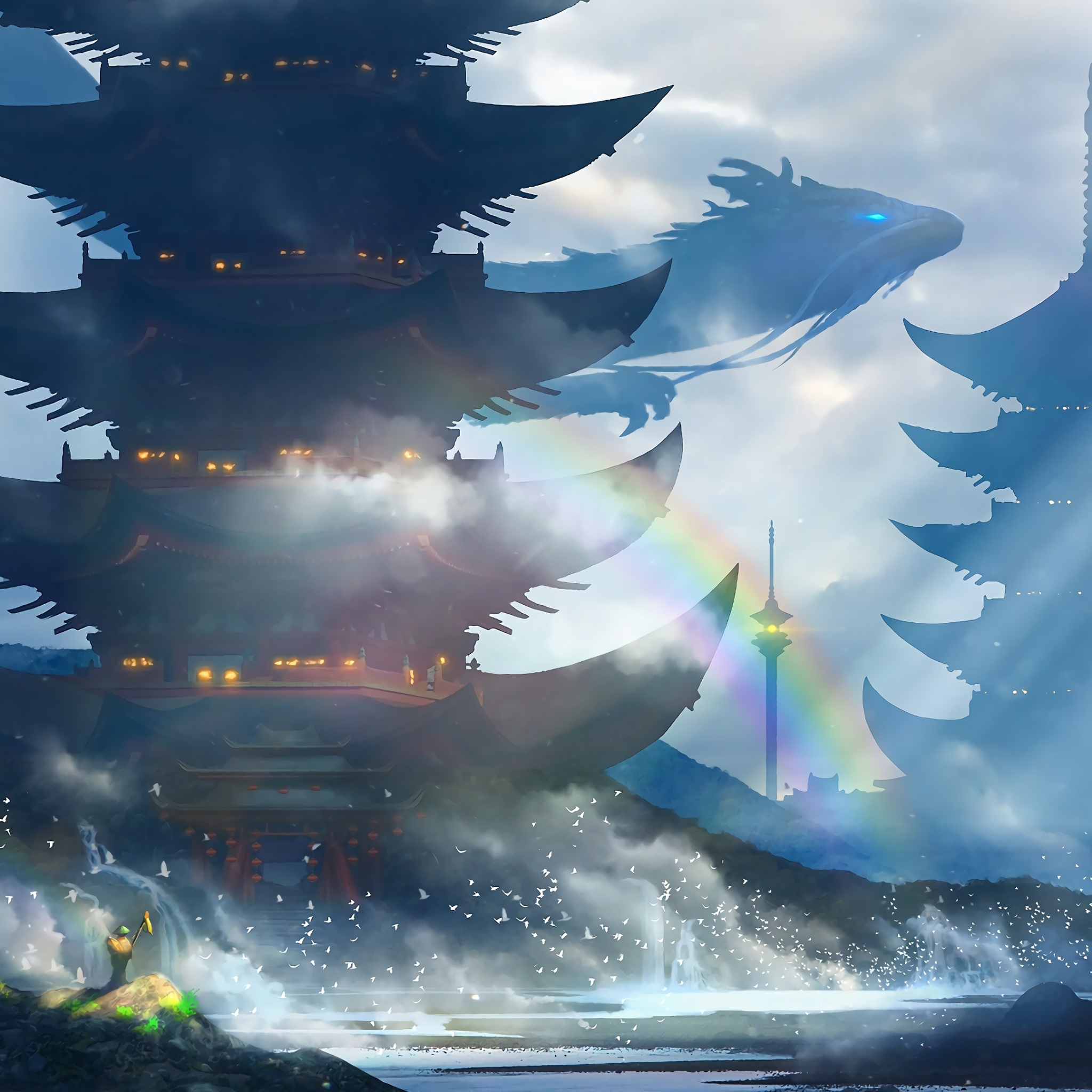 Japanese Castle Art Wallpapers