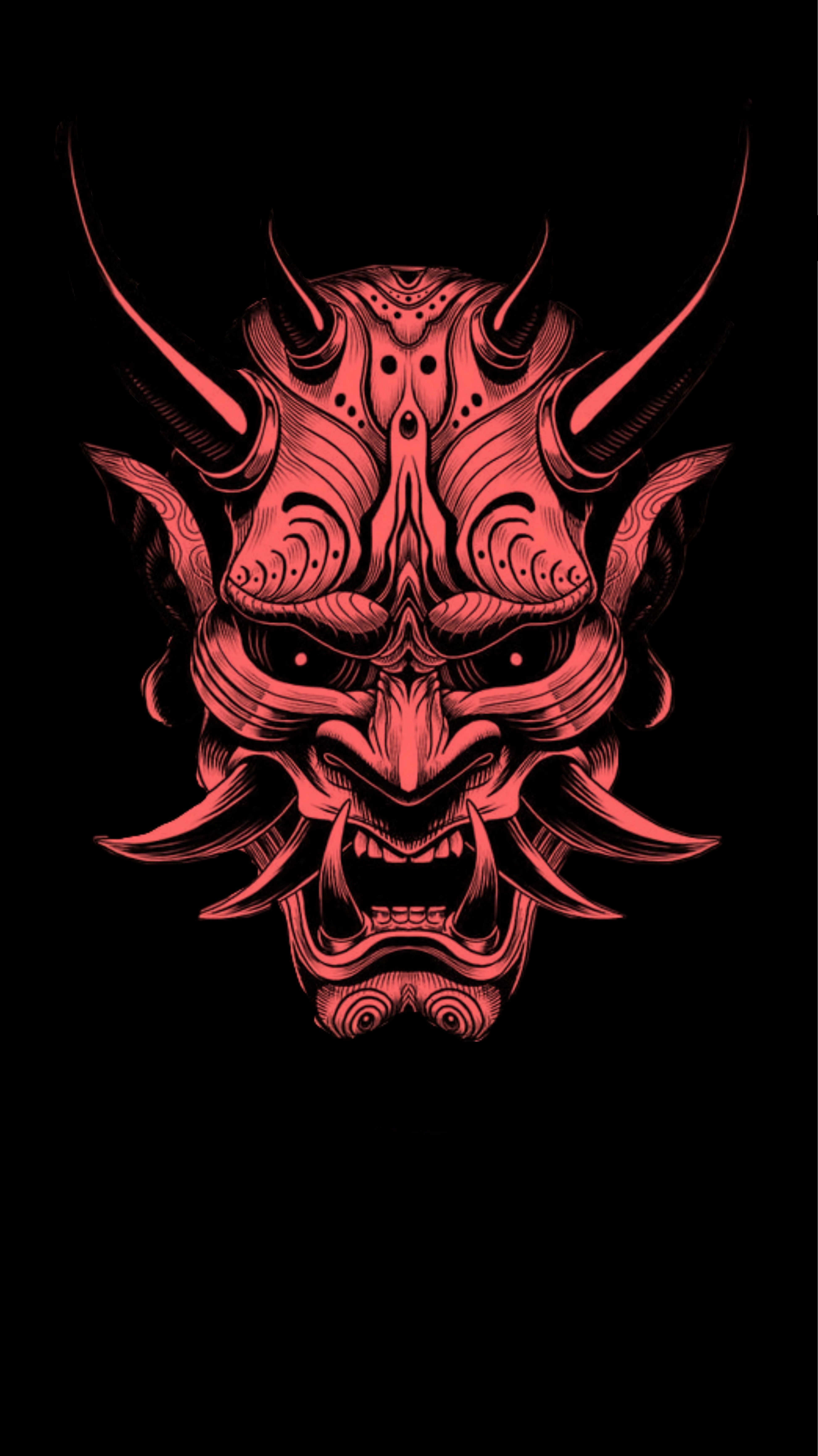 Japanese Demon Samurai Mask Wallpapers