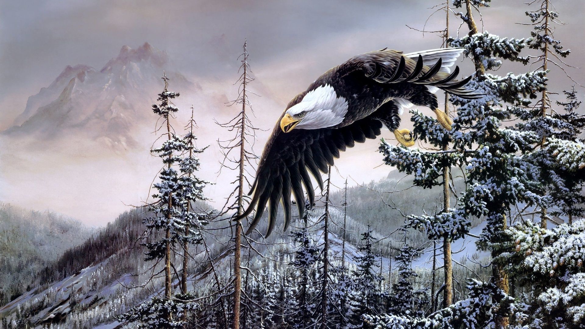 Japanese Eagle Art Wallpapers