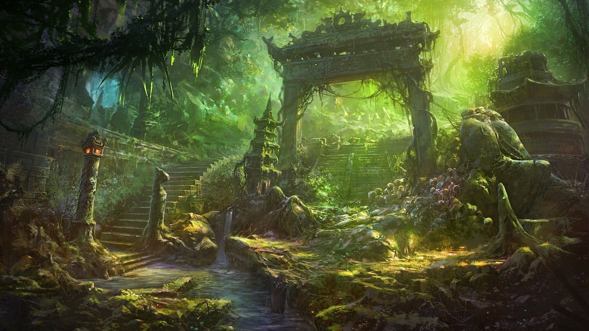 Japanese Forest Wallpapers