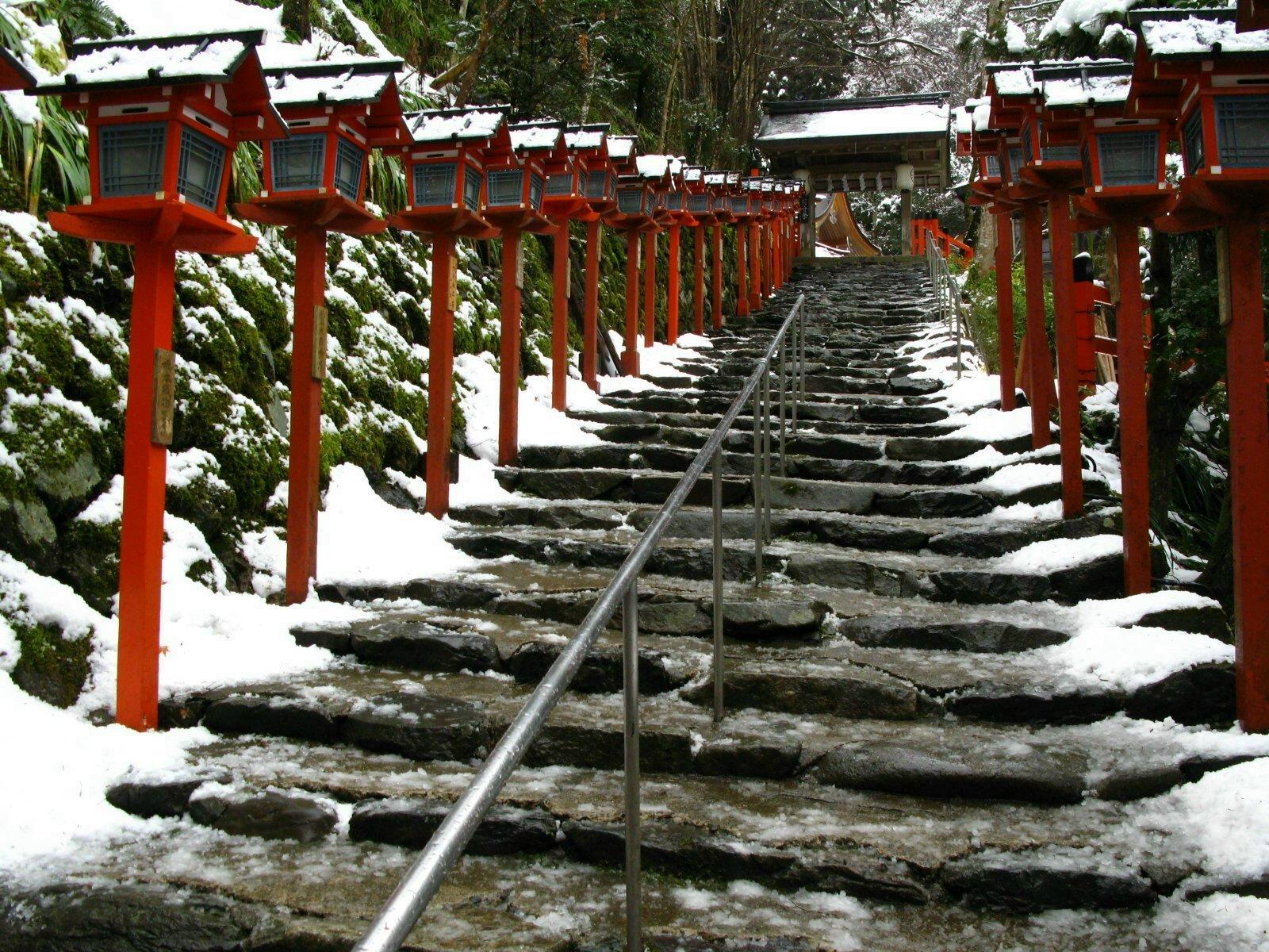 Japanese Garden Winter Wallpapers