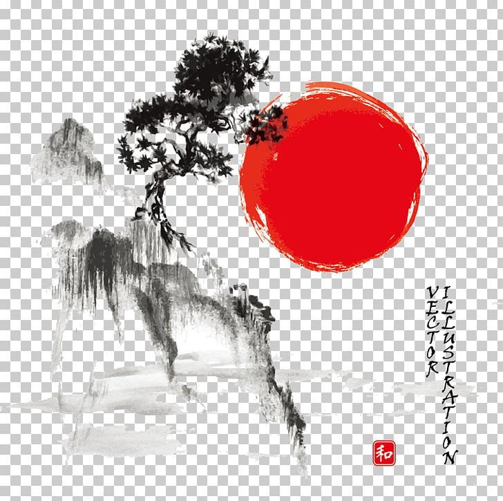 Japanese Ink Painting Landscape Wallpapers