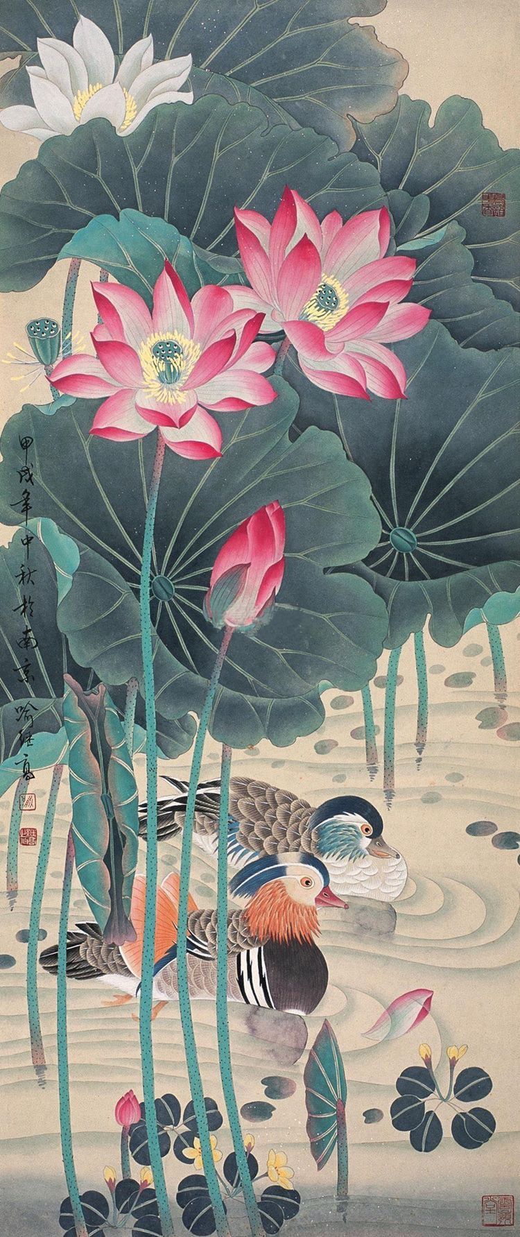 Japanese Lotus Art Wallpapers