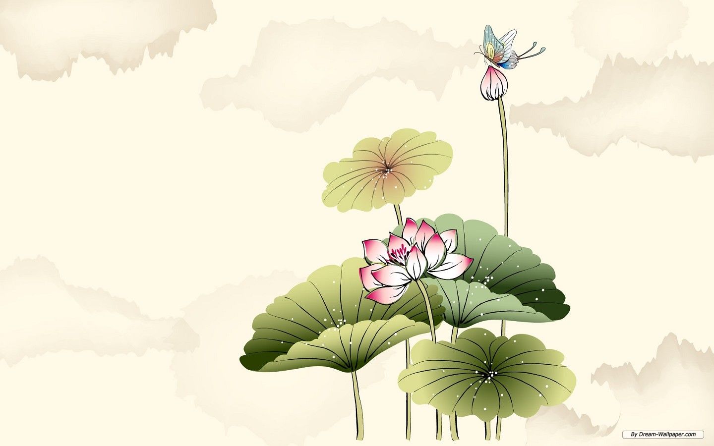 Japanese Lotus Art Wallpapers