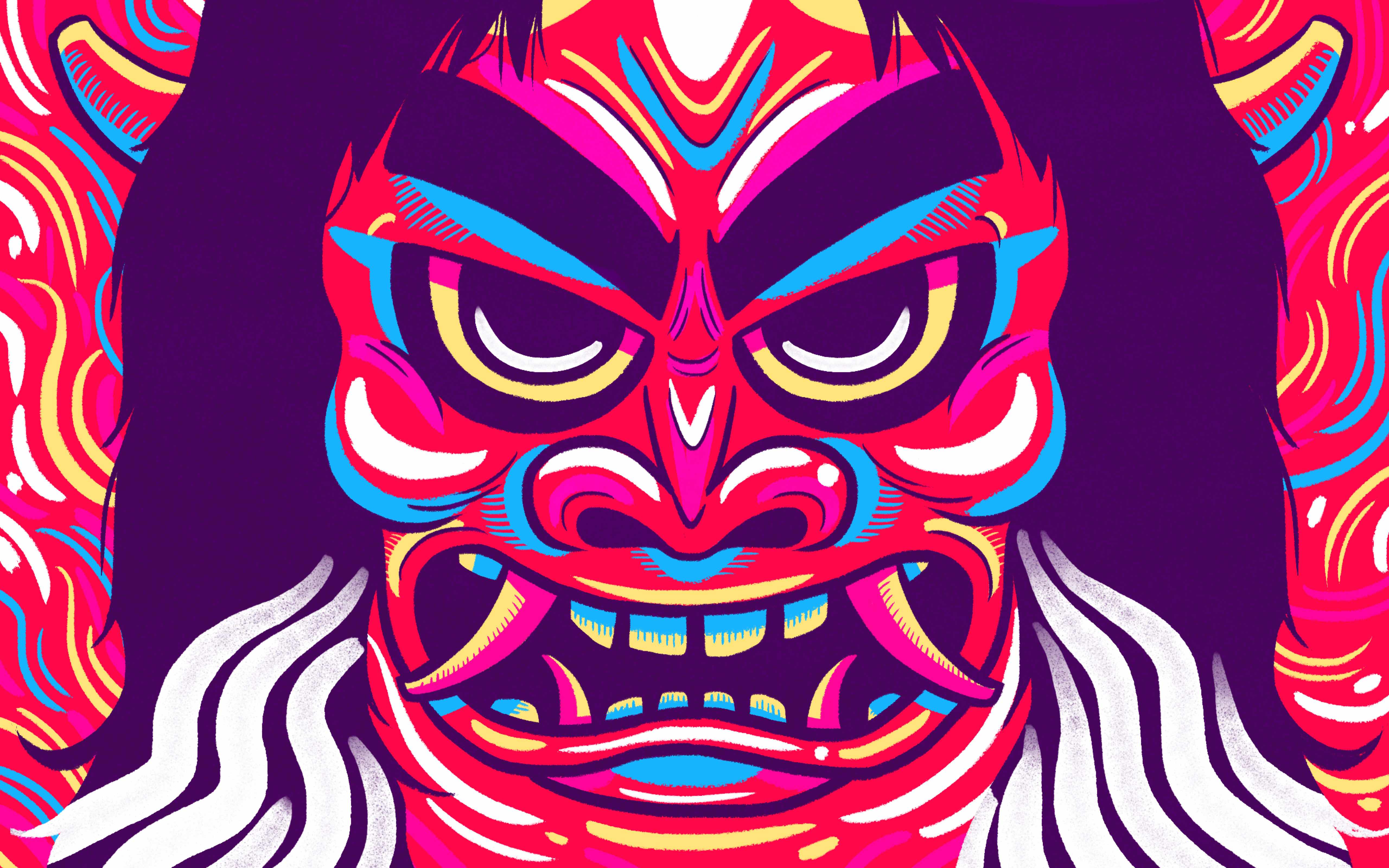 Japanese Oni Mask Wallpapers