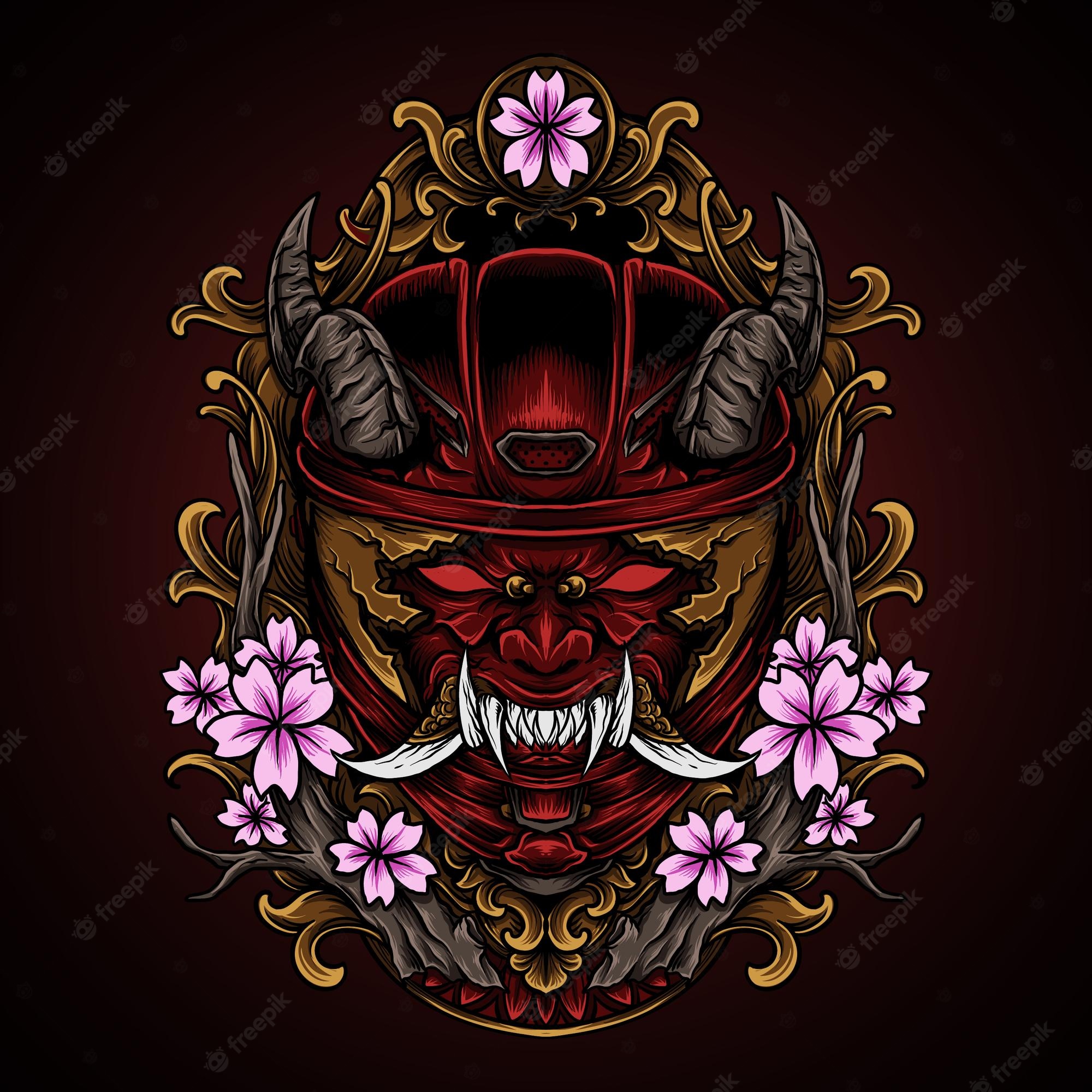 Japanese Oni Mask Wallpapers