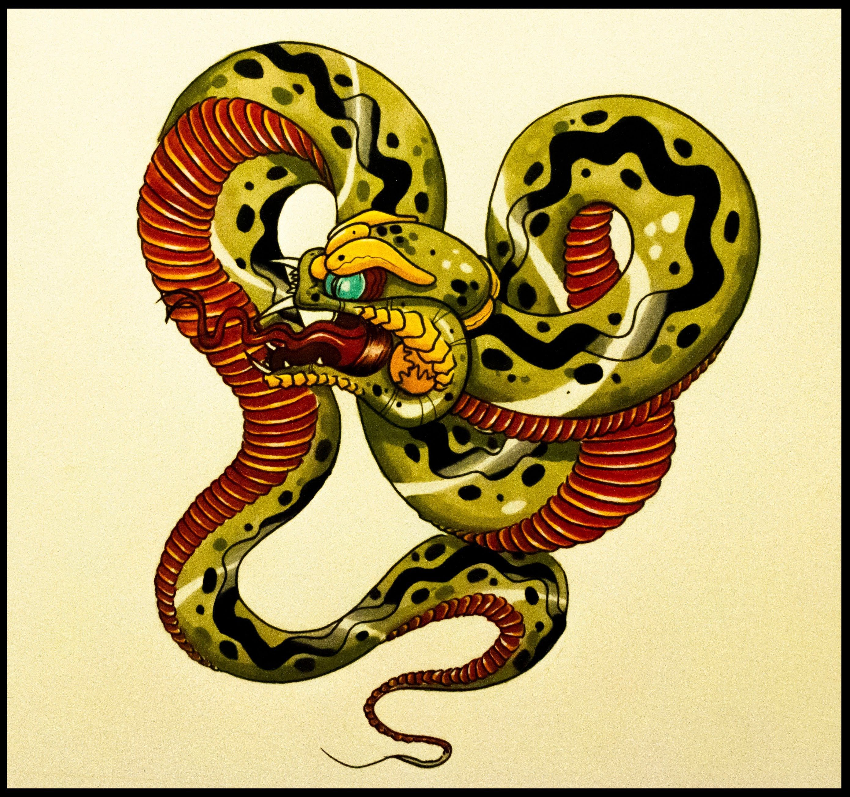 Japanese Snake Artwork Wallpapers