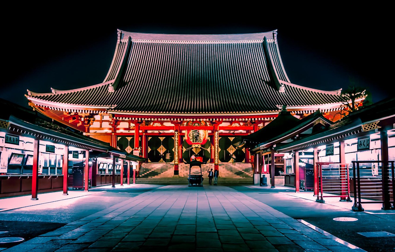 Japanese Street Night Wallpapers