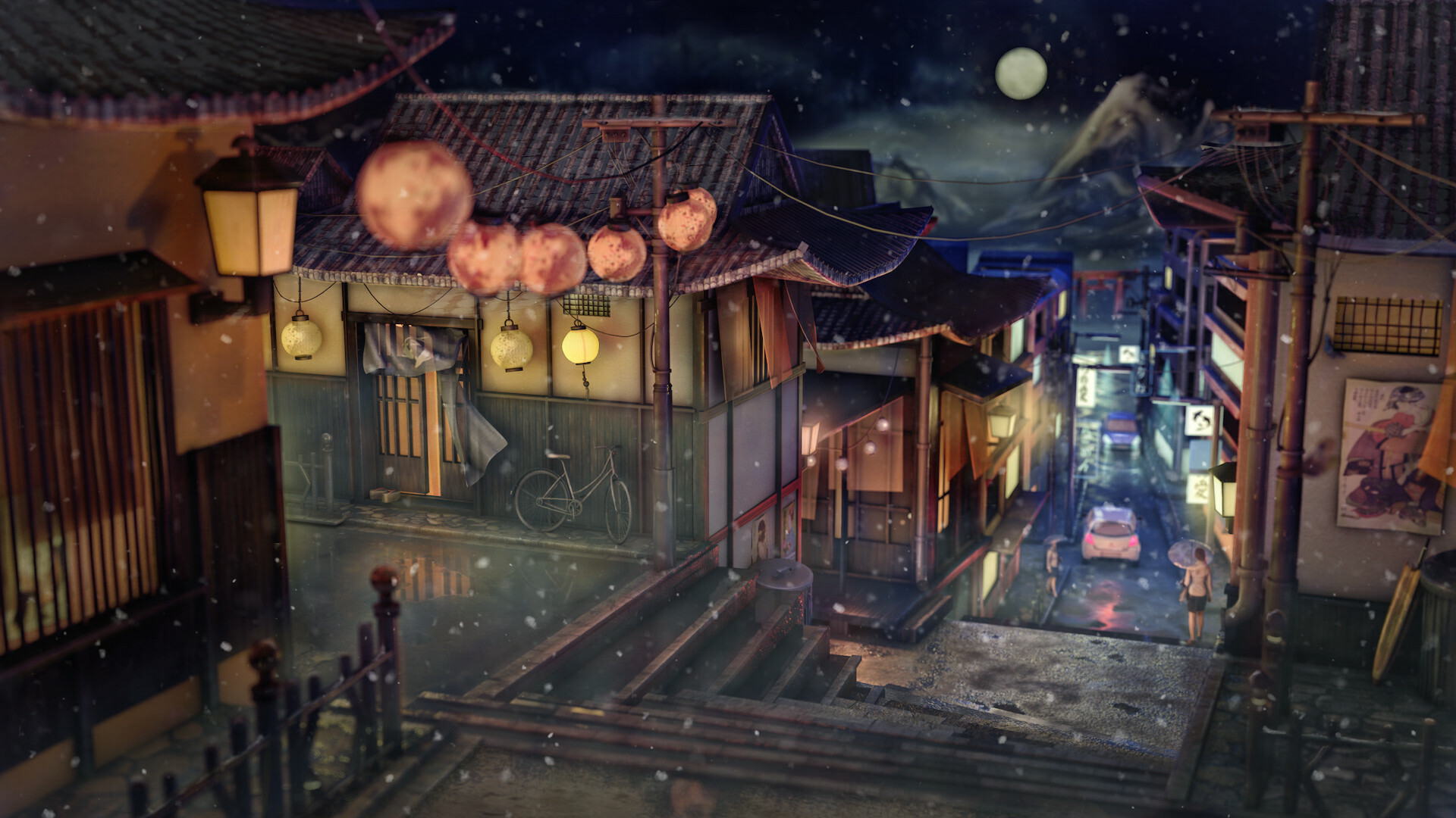 Japanese Village Wallpapers