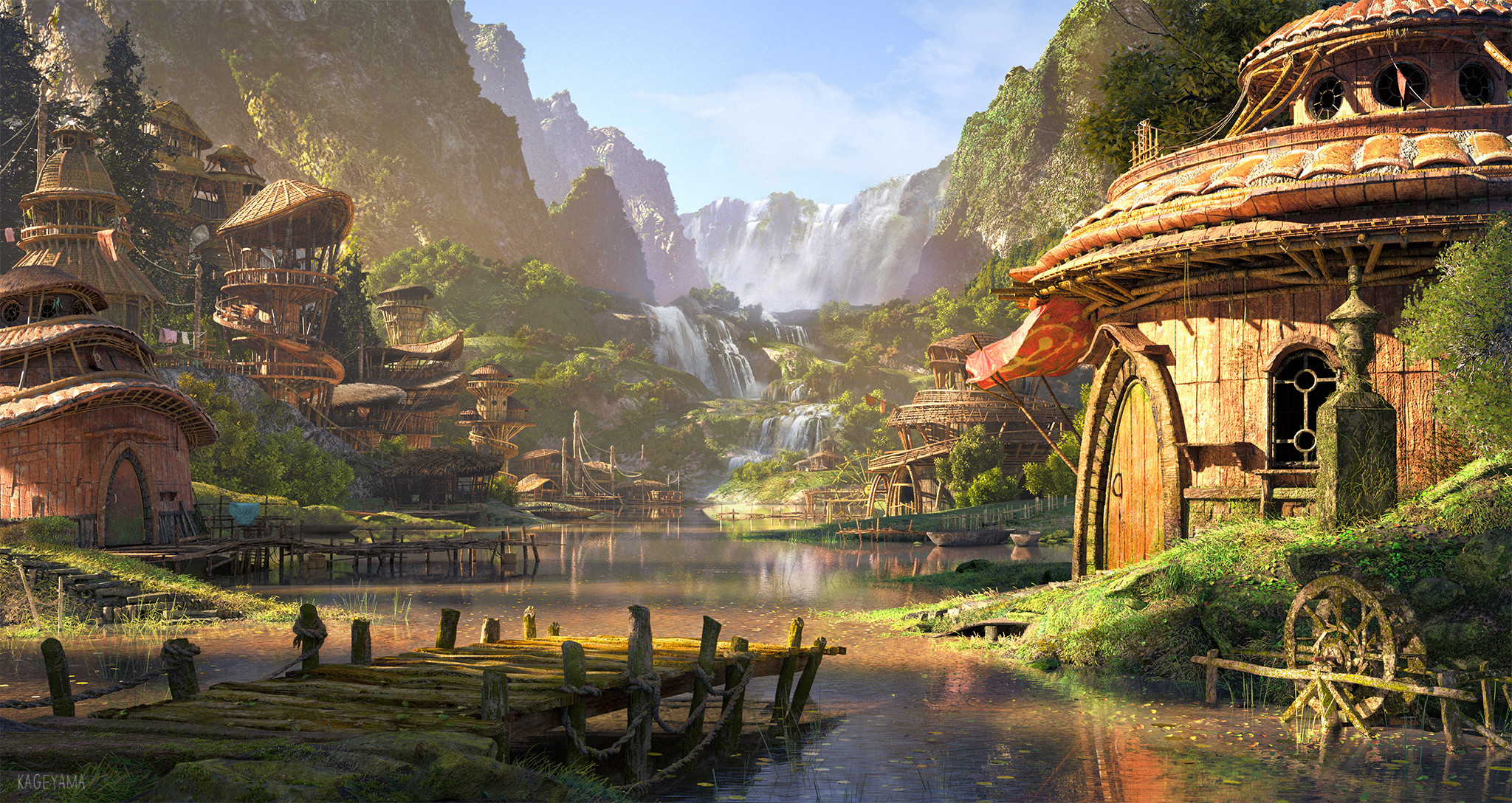 Japanese Village Wallpapers