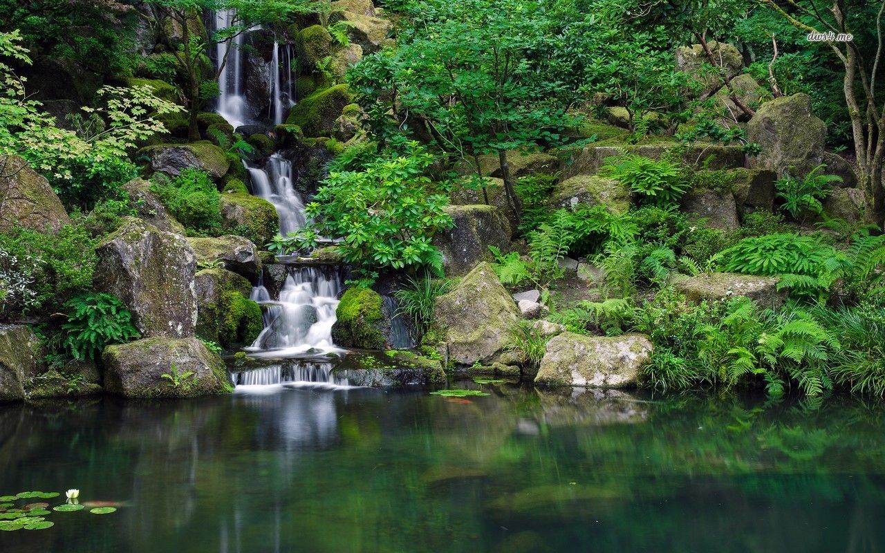 Japanese Waterfall Wallpapers