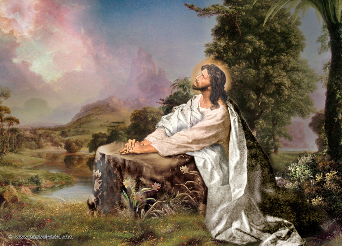 Jesus Praying Wallpapers