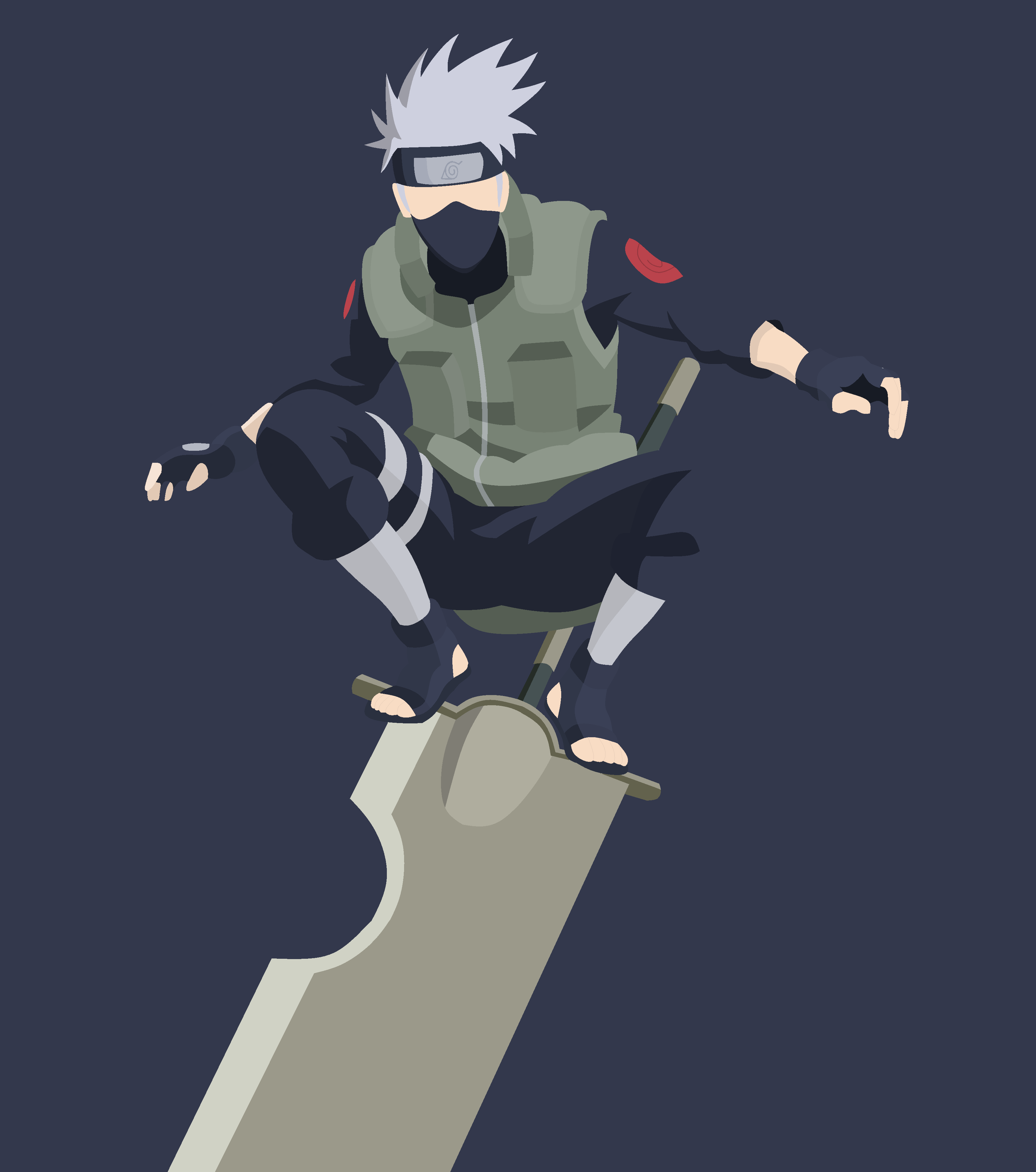 Jiraiya Minimalist Wallpapers