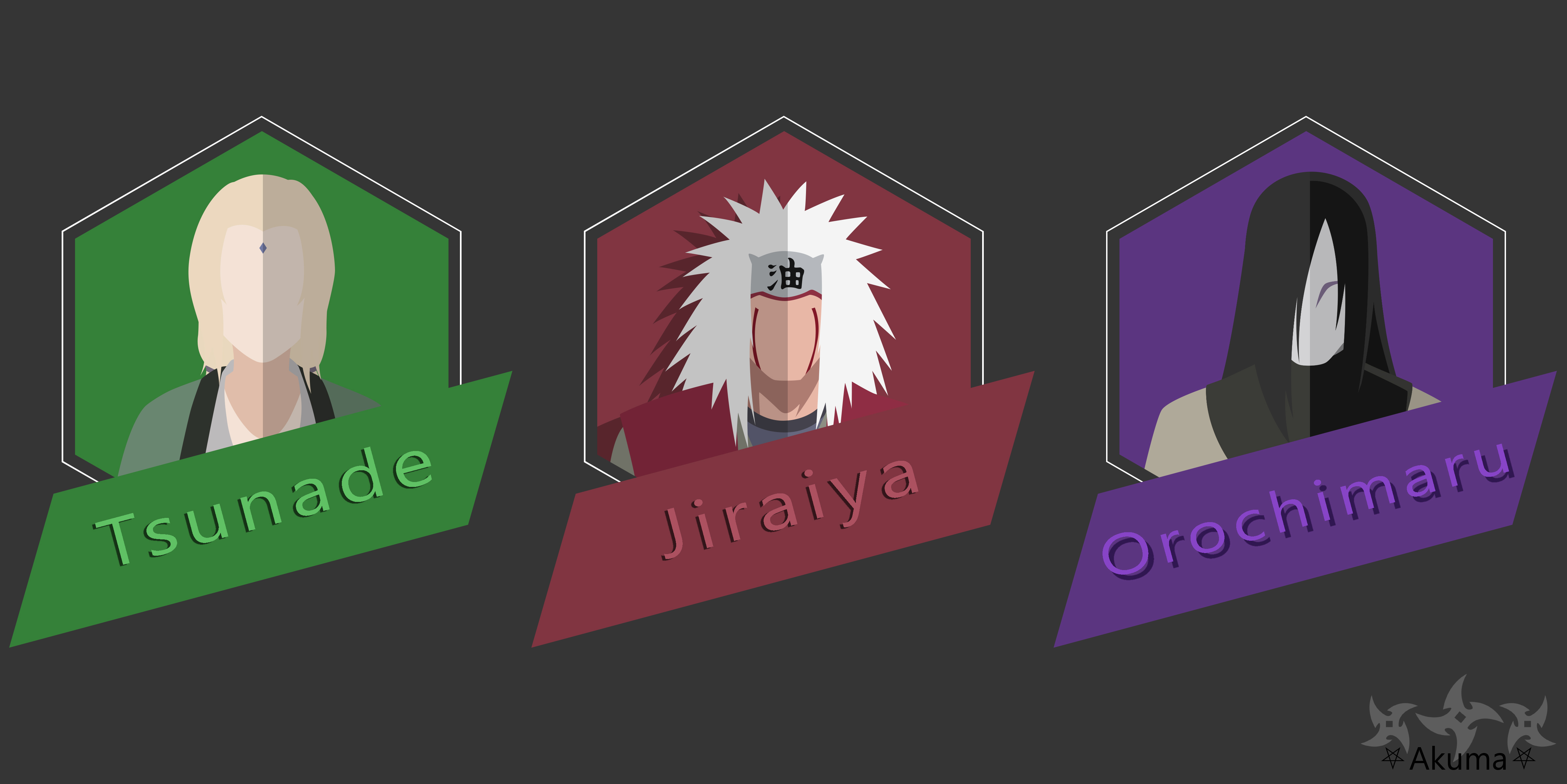 Jiraiya Minimalist Wallpapers