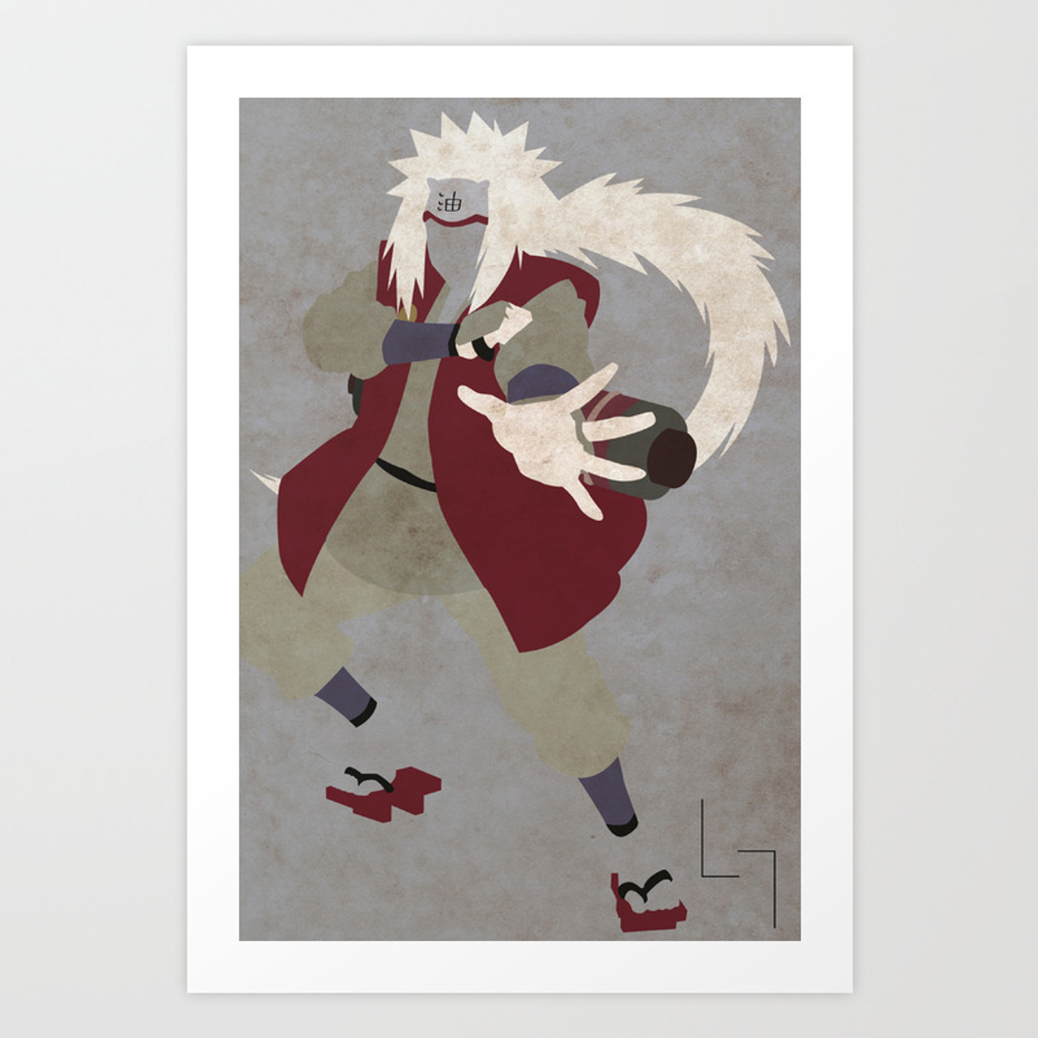 Jiraiya Minimalist Wallpapers