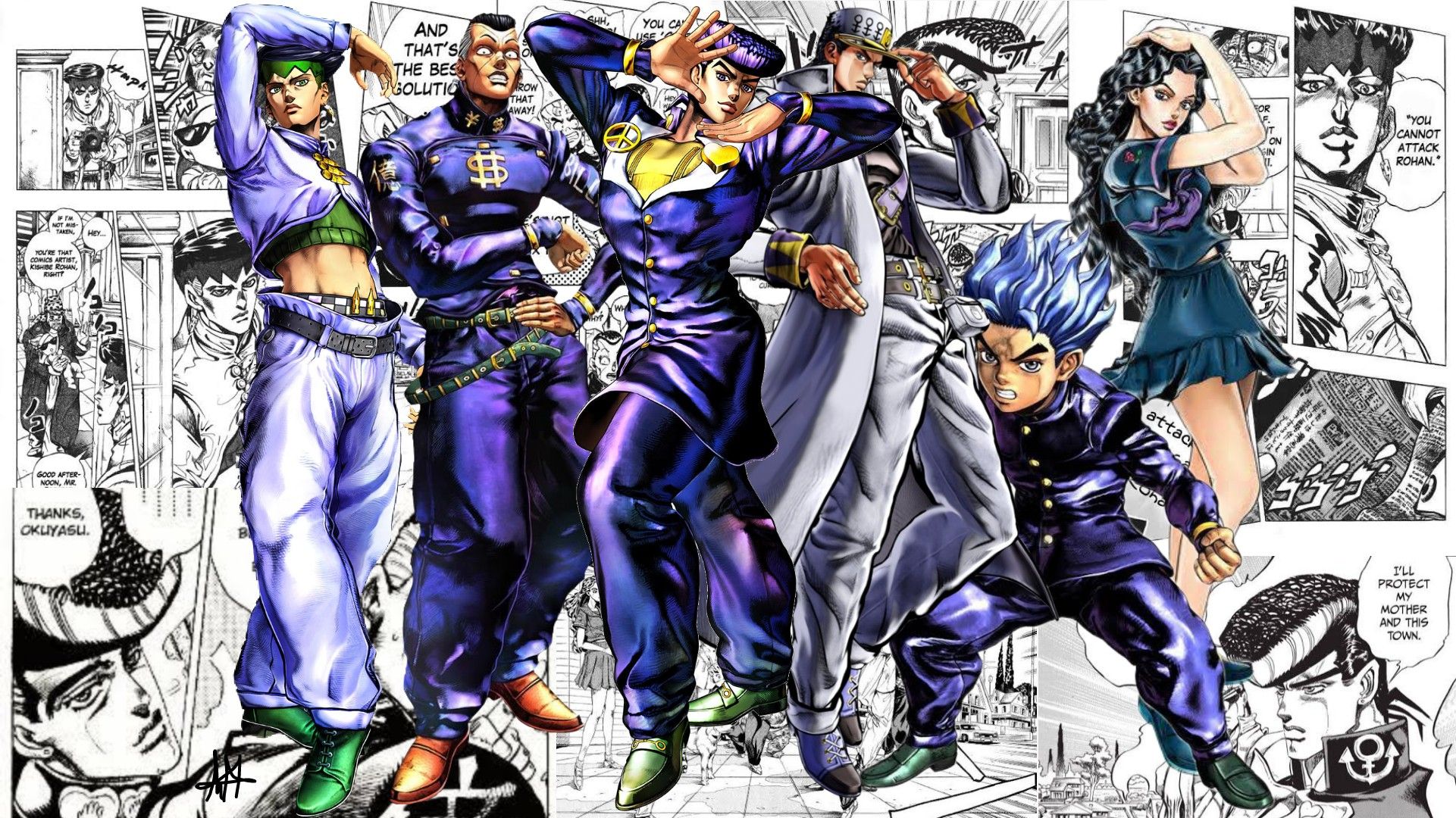 Jojo Diamond Is Unbreakable Wallpapers