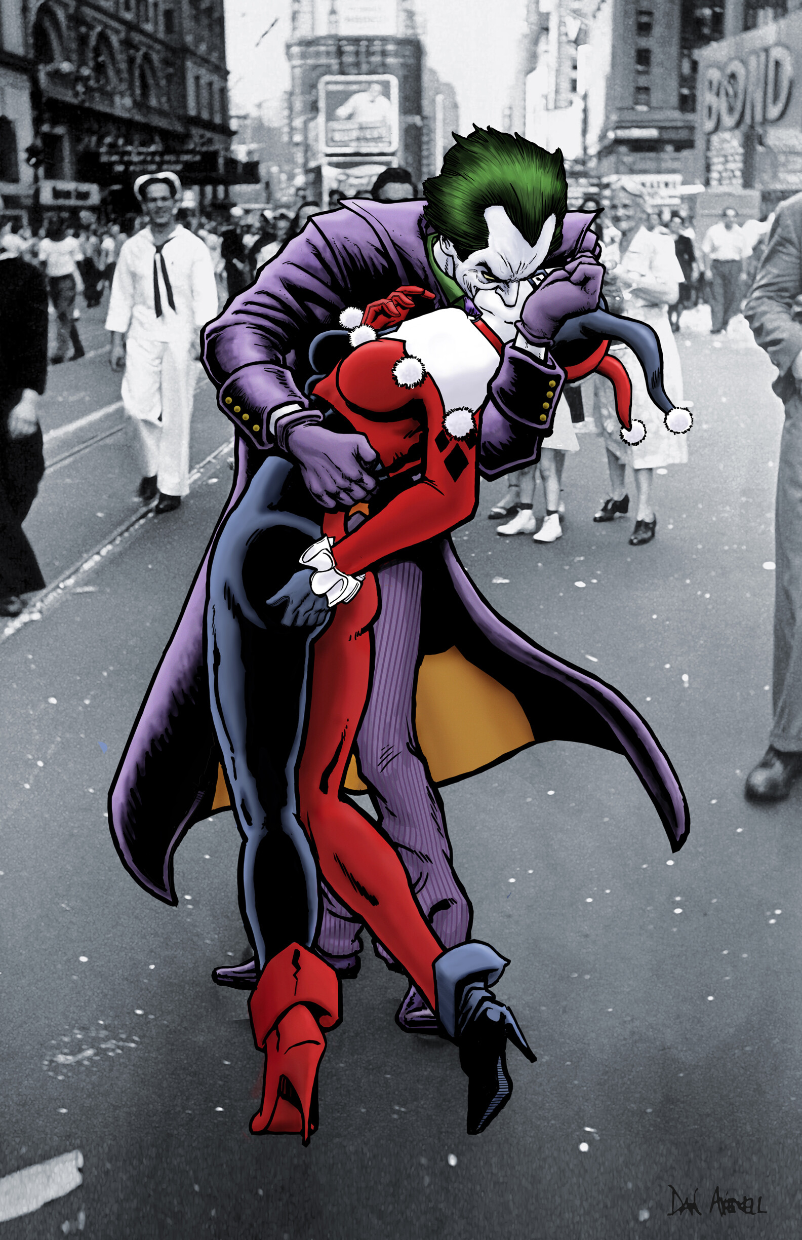 Joker And Harley Quinn Kissing Wallpapers