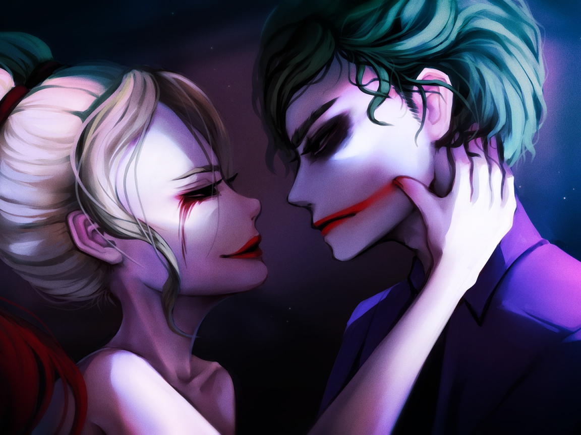 Joker And Harley Quinn Kissing Wallpapers