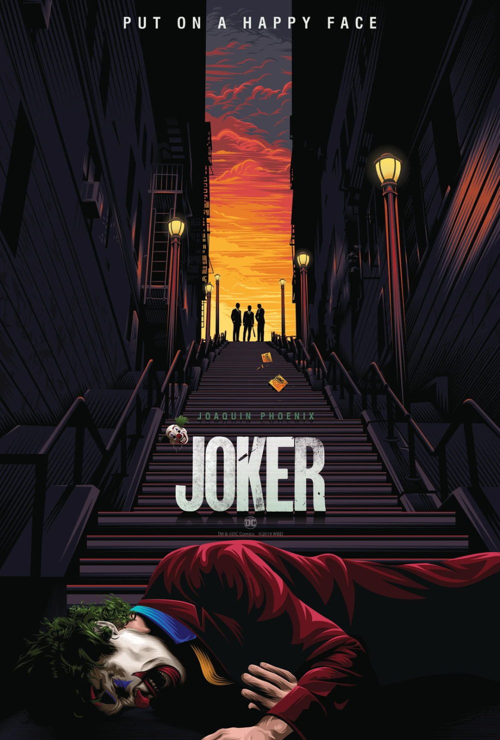 Joker Stairs Poster Wallpapers