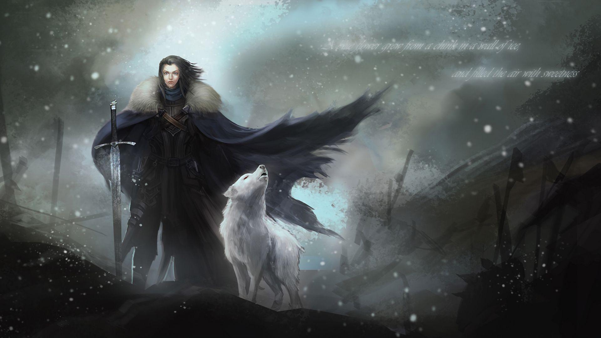 Jon Snow Art Wallpapers