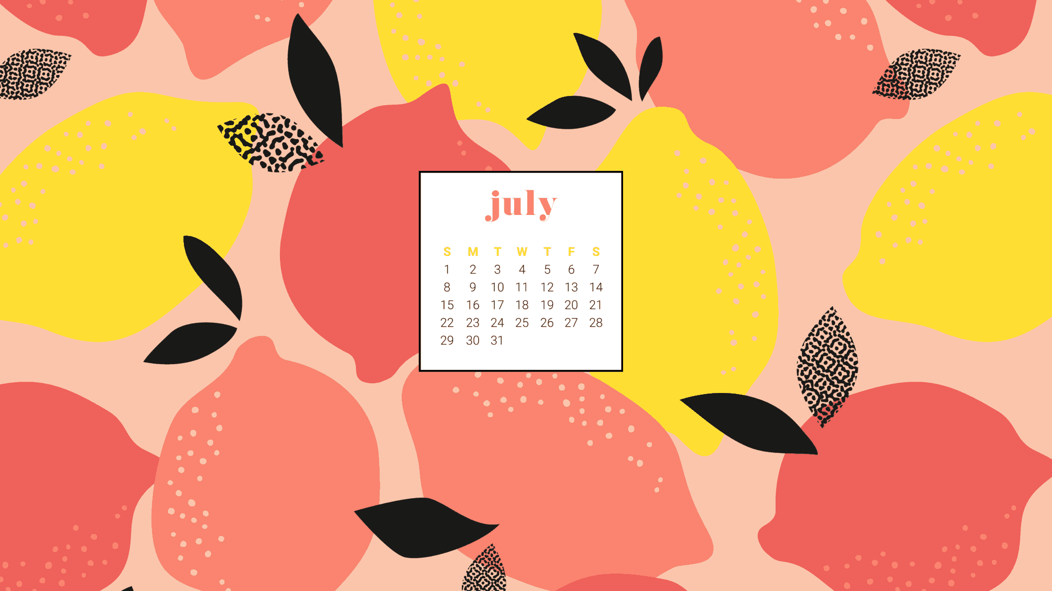 June 2021 Calendar Wallpapers