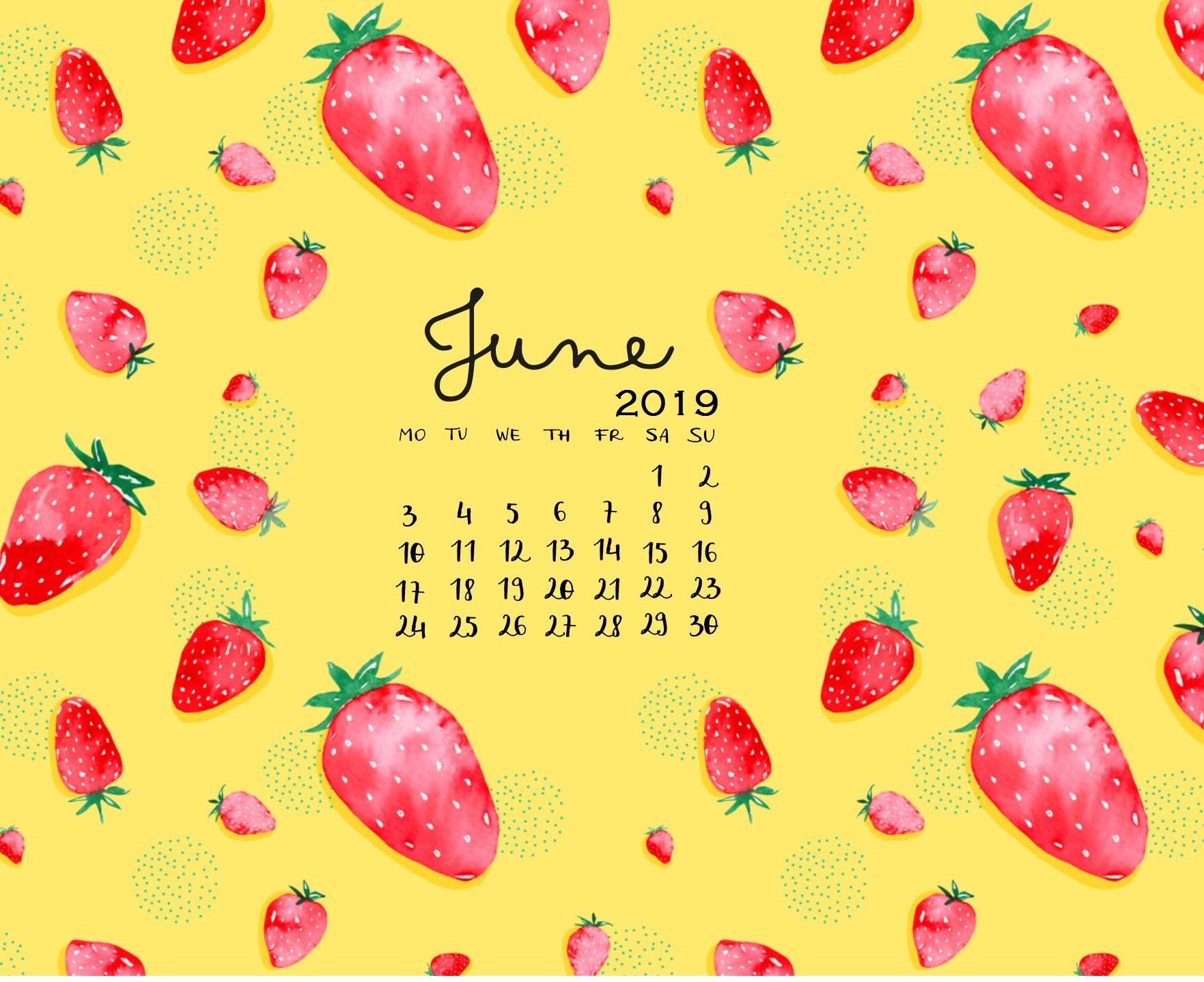 June 2021 Calendar Wallpapers