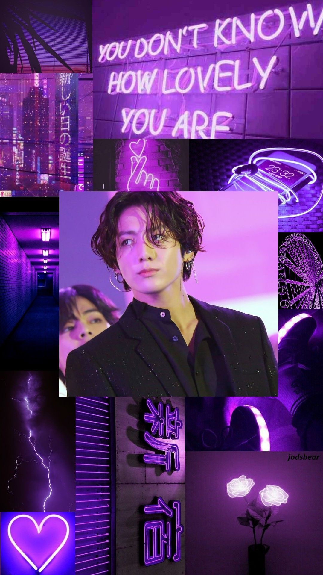 Jungkook Purple Wallpapers