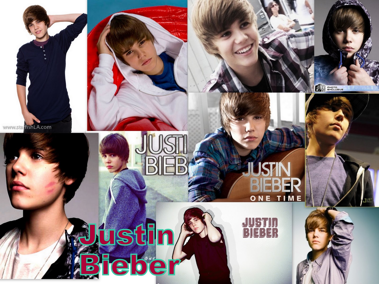 Justin Bieber Collage Wallpapers