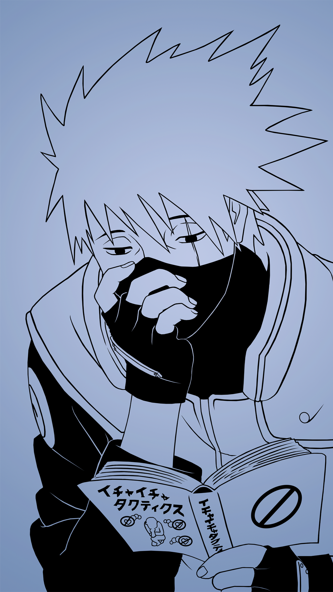 Kakashi Minimalist Wallpapers