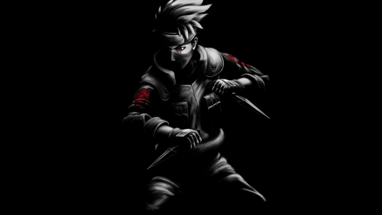 Kakashi Minimalist Wallpapers