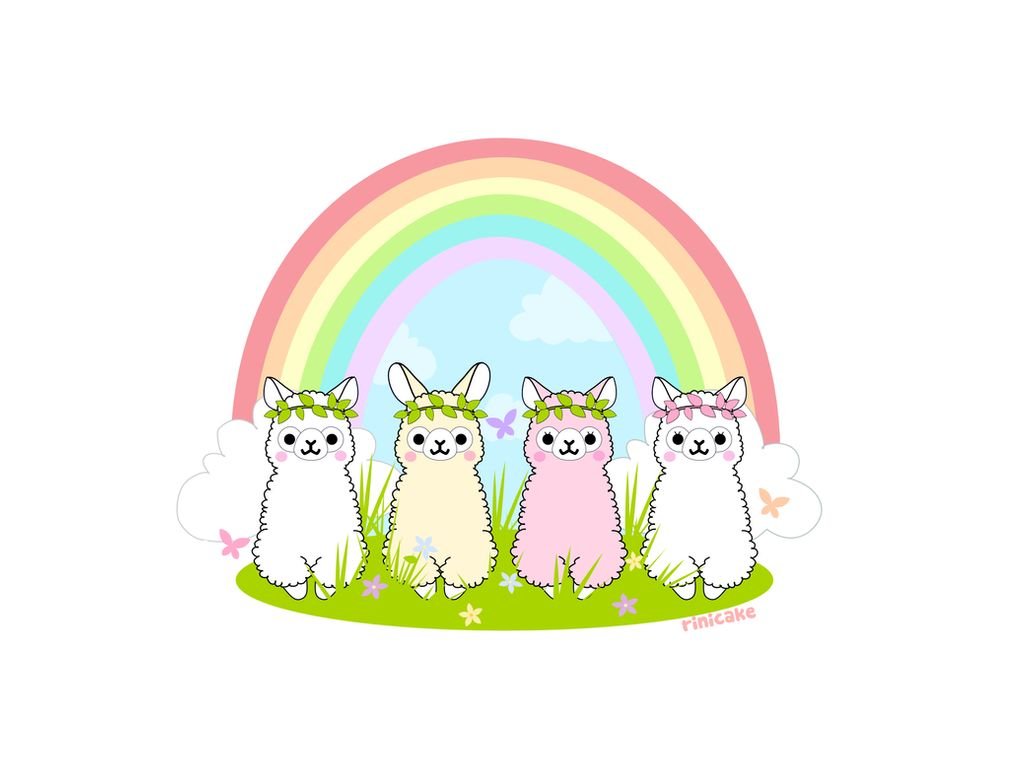 Kawaii Alpaca Wallpapers