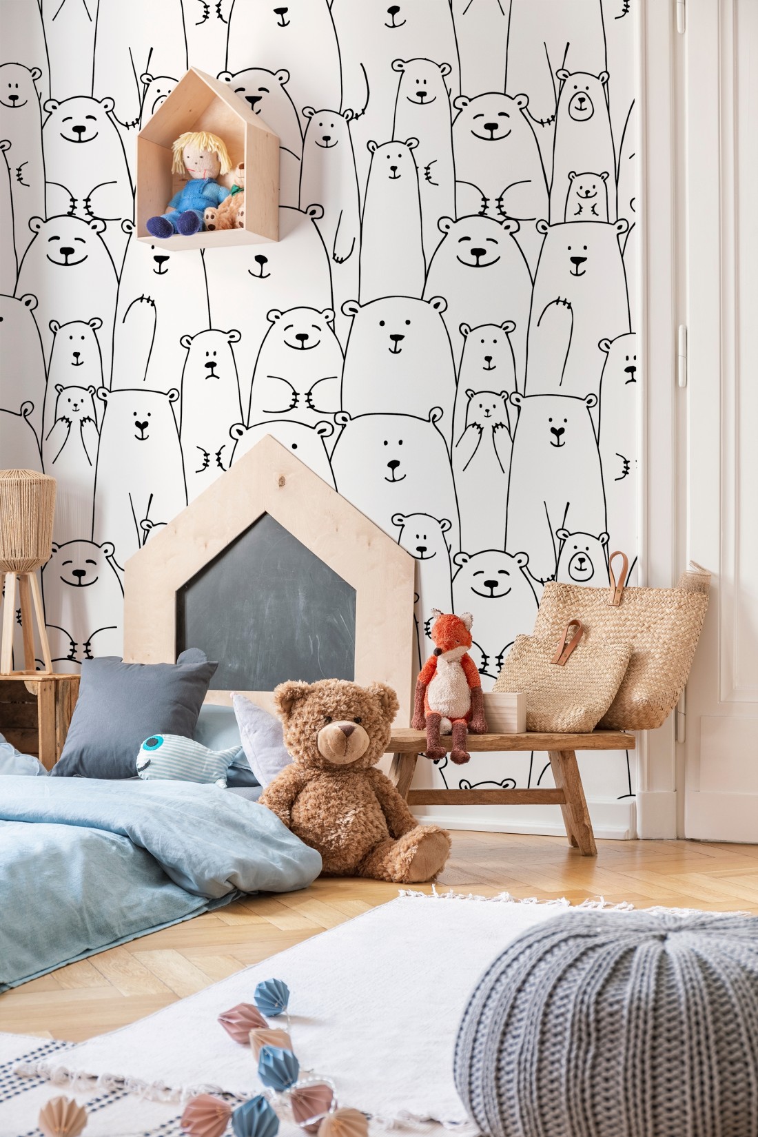 Kawaii Bear Drawing Wallpapers