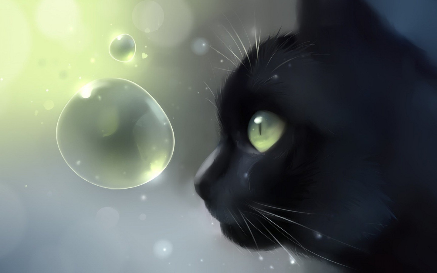 Kawaii Black Cat Wallpapers