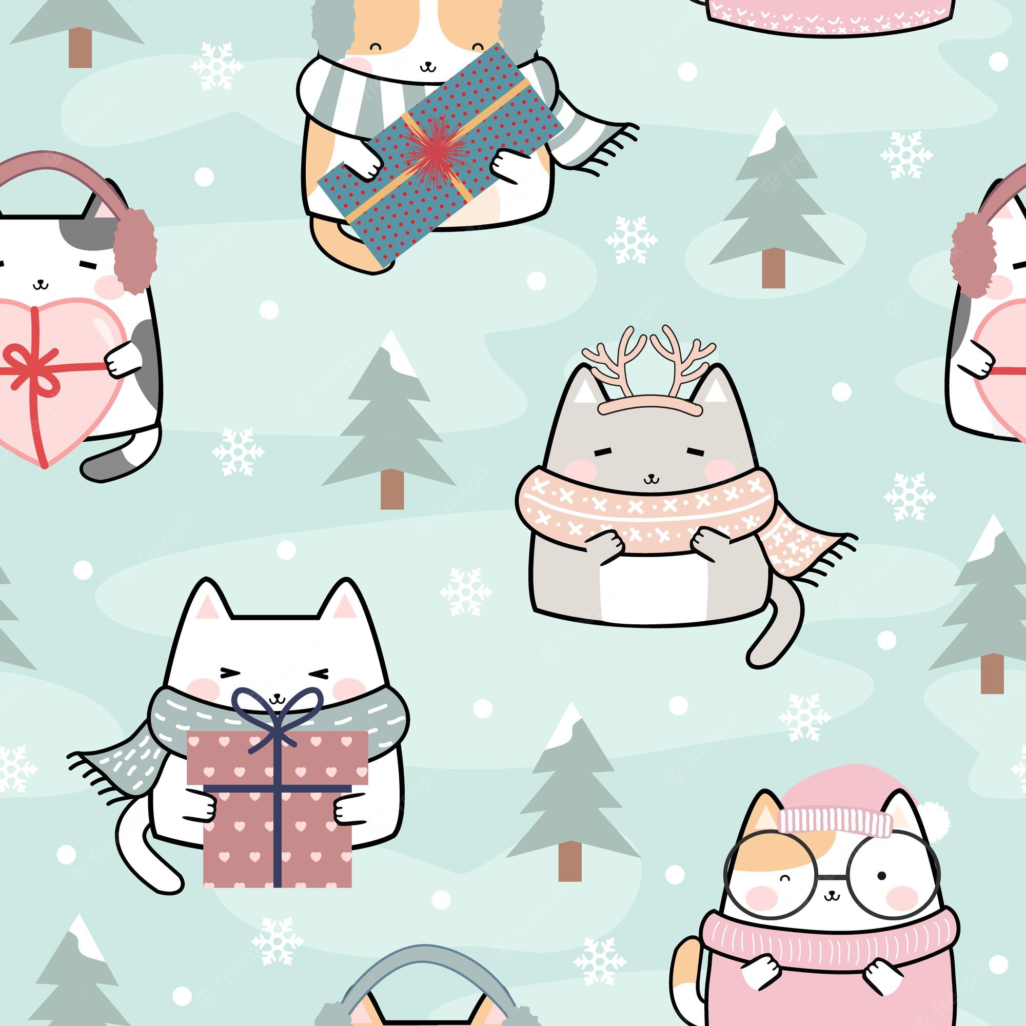 Kawaii Christmas Wallpapers