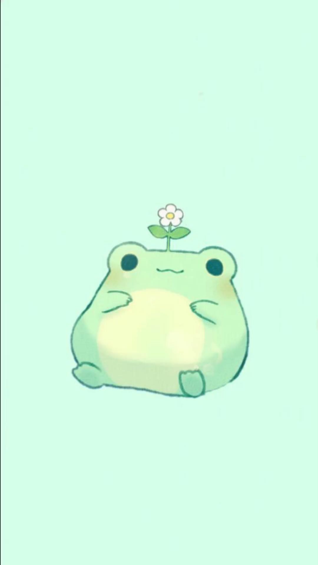 Kawaii Cute Frog Drawing Wallpapers