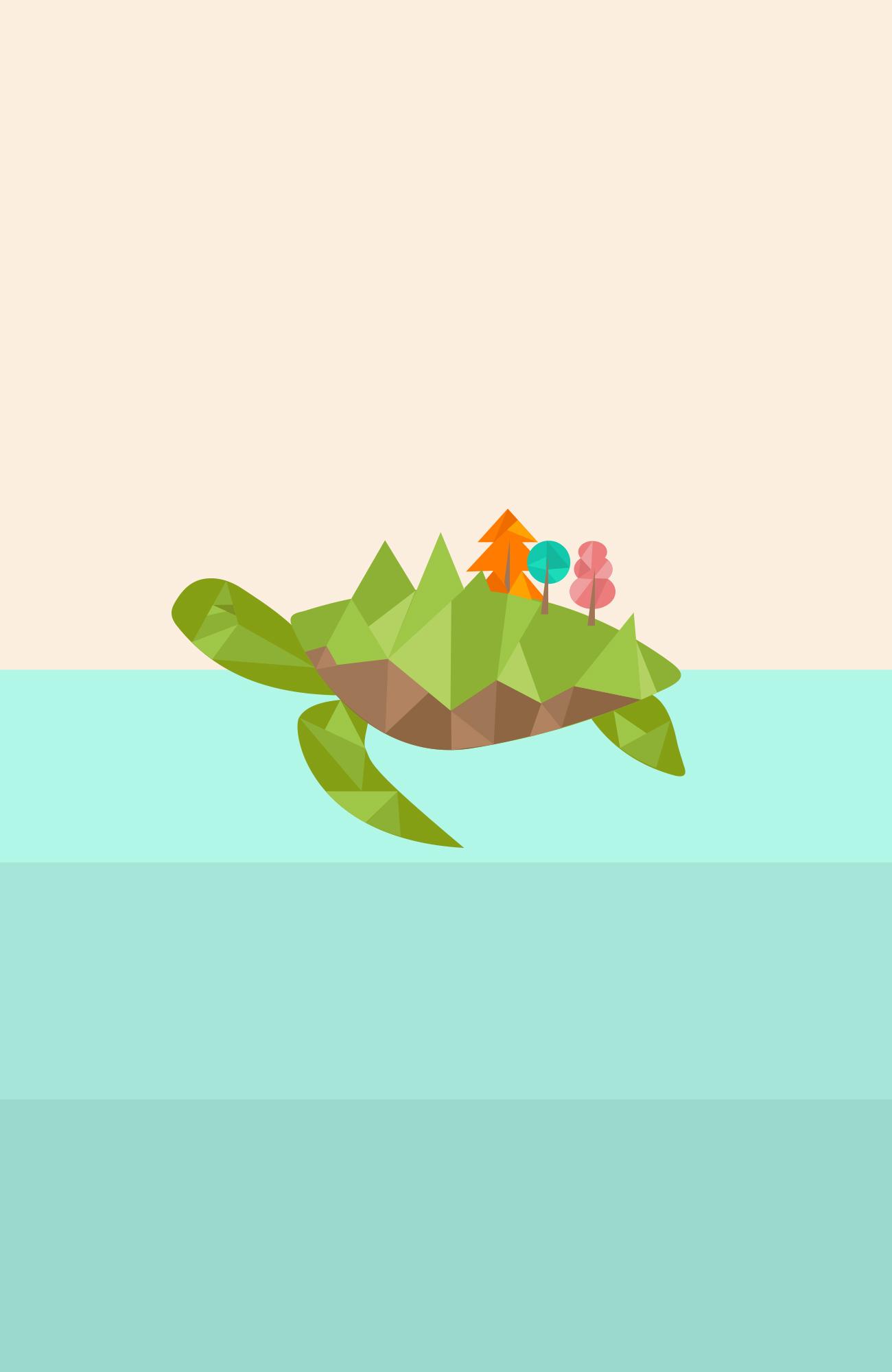 Kawaii Cute Turtle Wallpapers