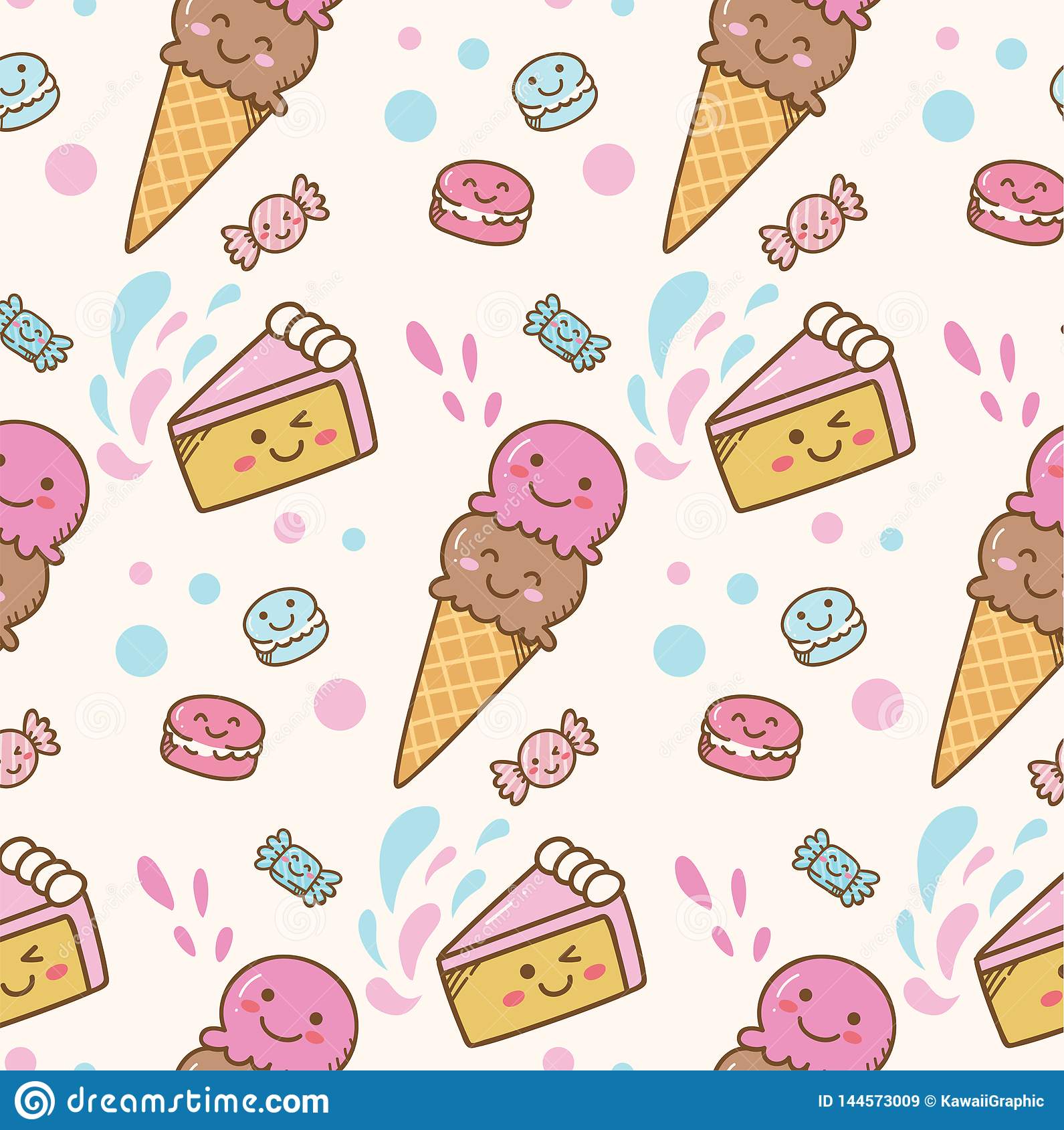 Kawaii Dessert Wallpapers