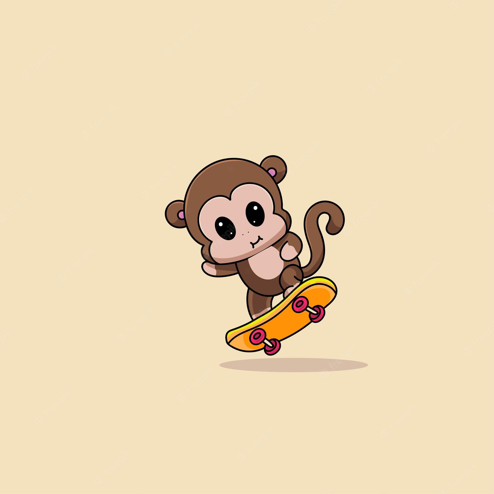 Kawaii Monkey Wallpapers